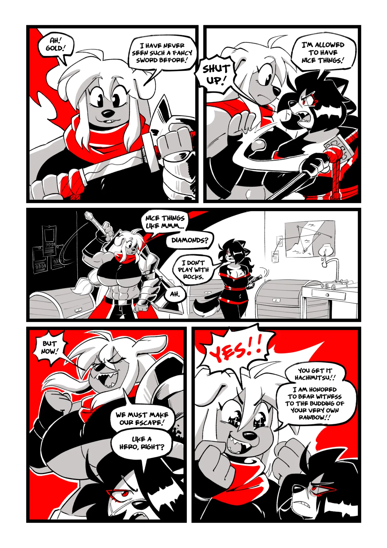 Hachimitsu: Blade for Hire: Chapter 7 - My Teeth And My Claws page 4 full