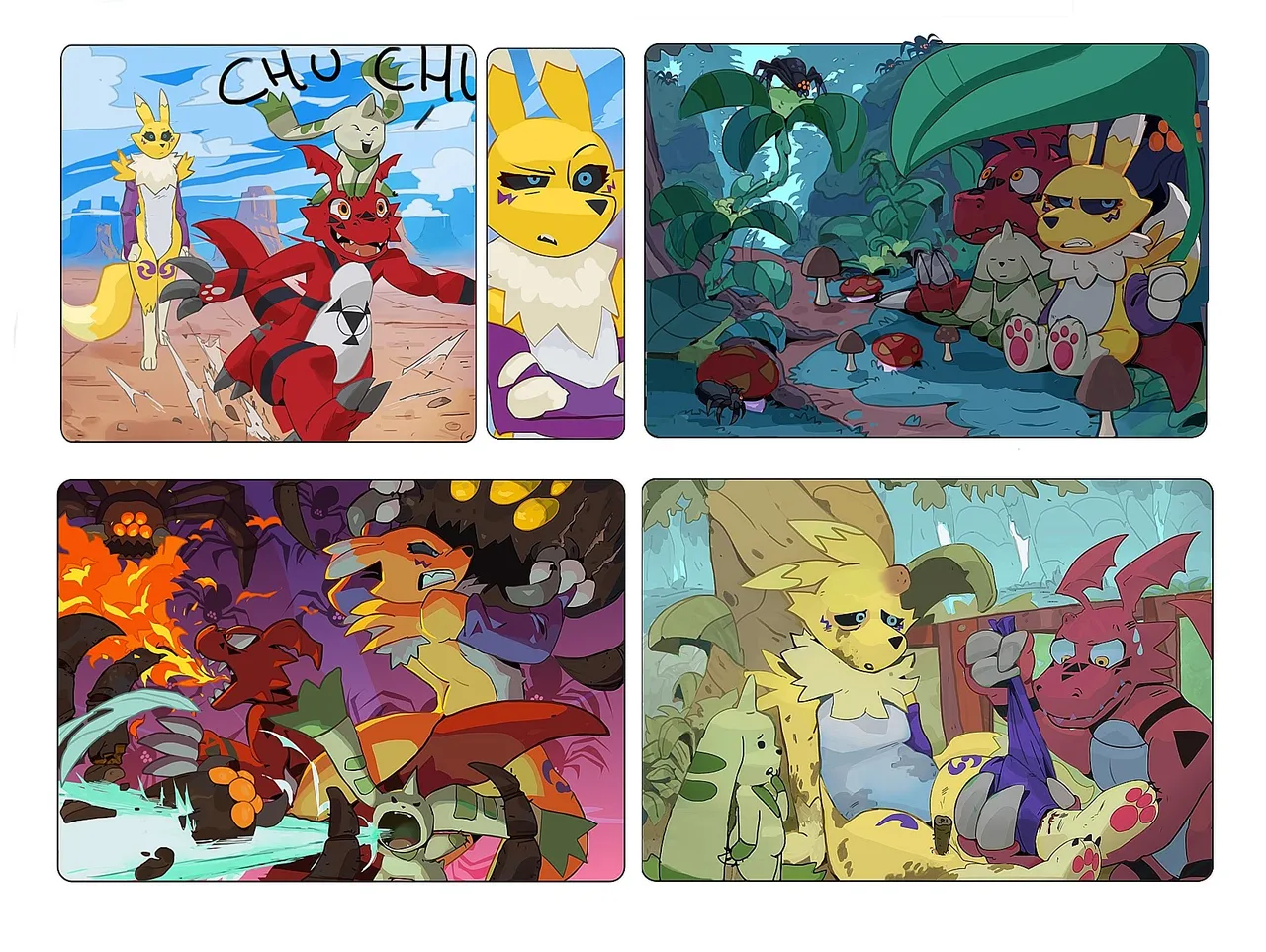 Guilmon x Renamon page 10 full