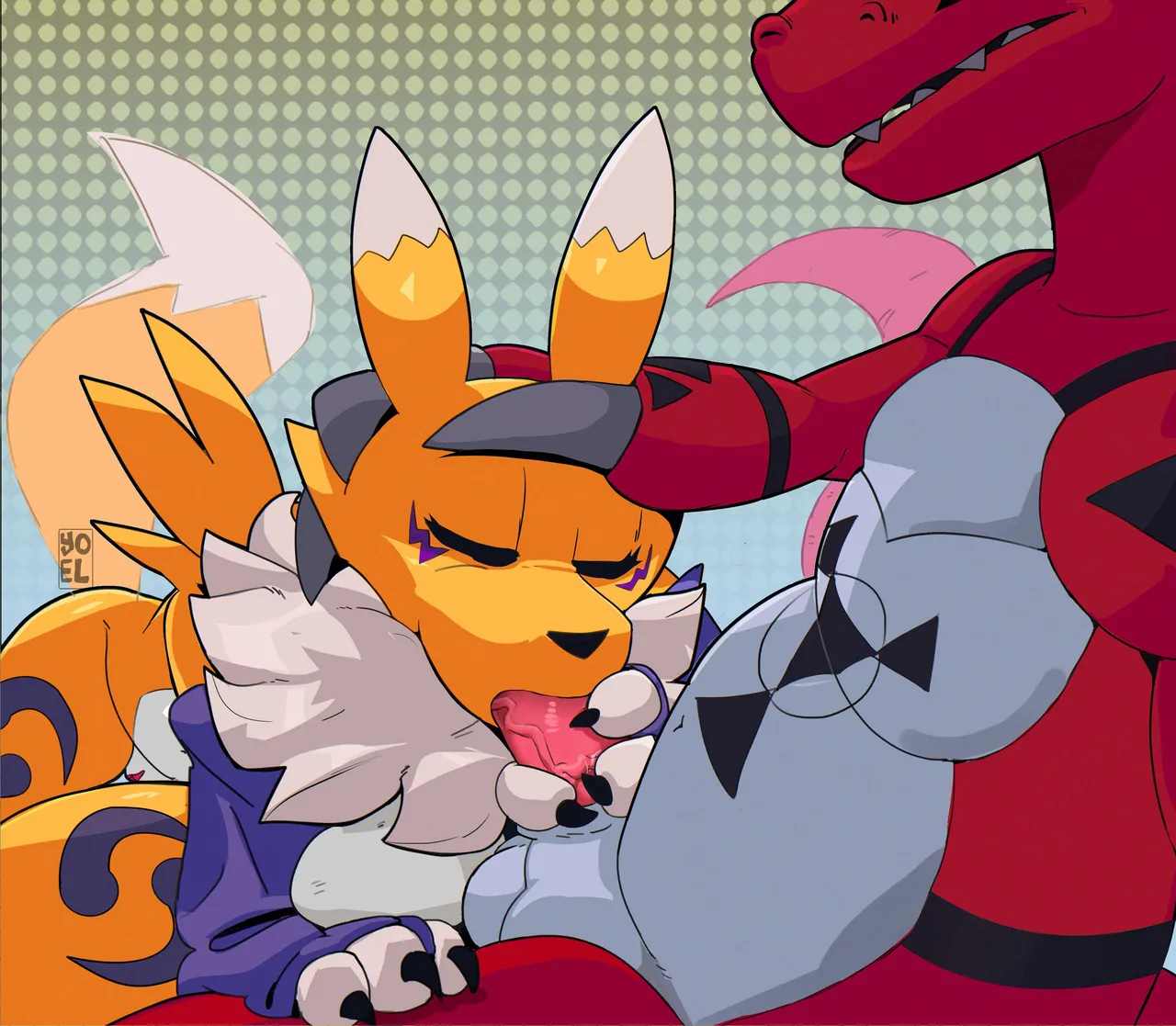 Guilmon x Renamon page 3 full