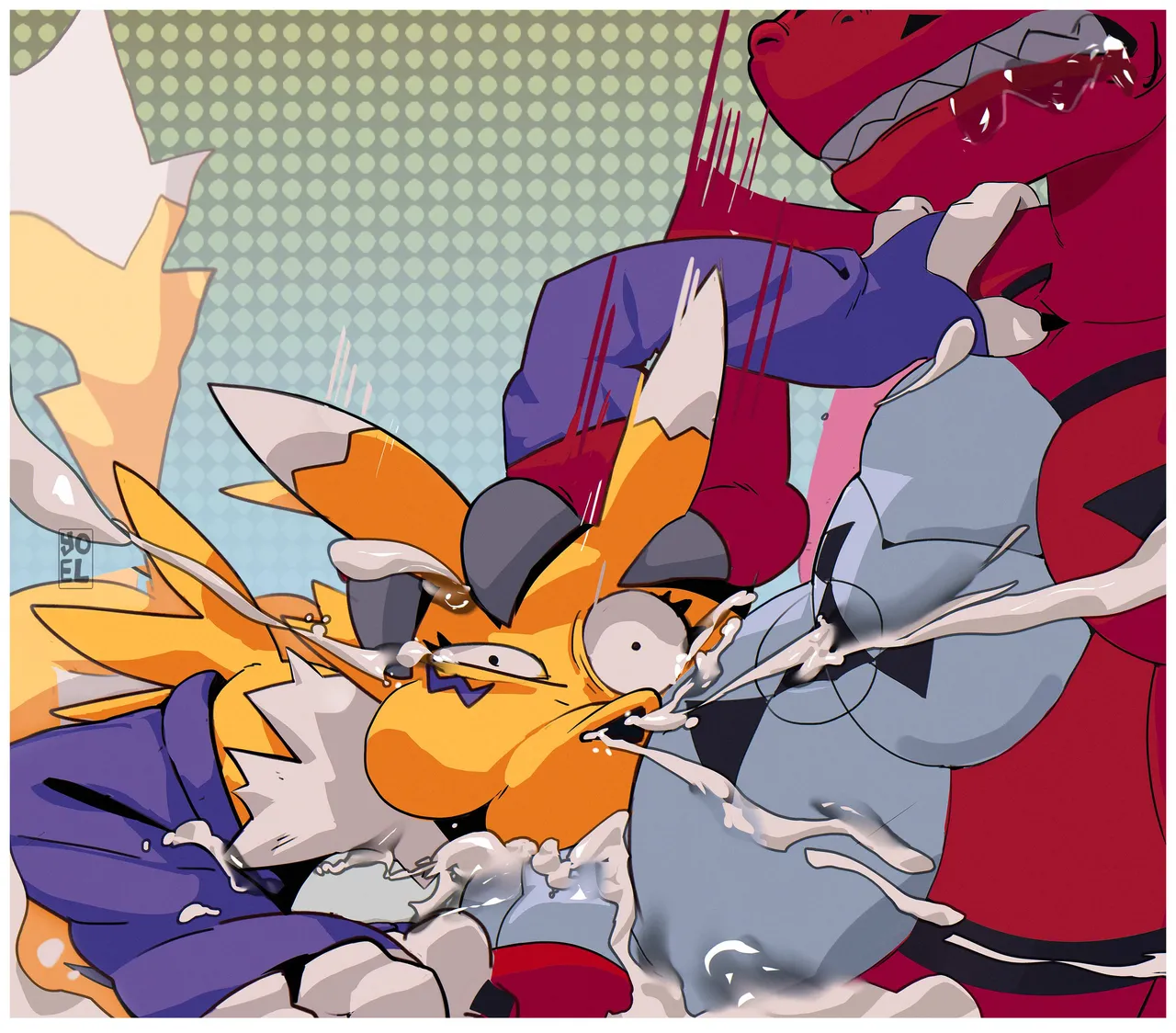 Guilmon x Renamon page 5 full