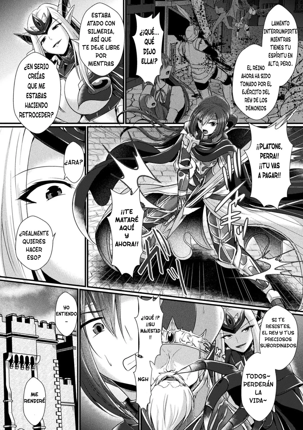 Conduire au mal ~Fall of a Gender Bent Knight~ Part 1 | Llevado al mal La caída de un caballero de género inverso Parte 1 page 4 full