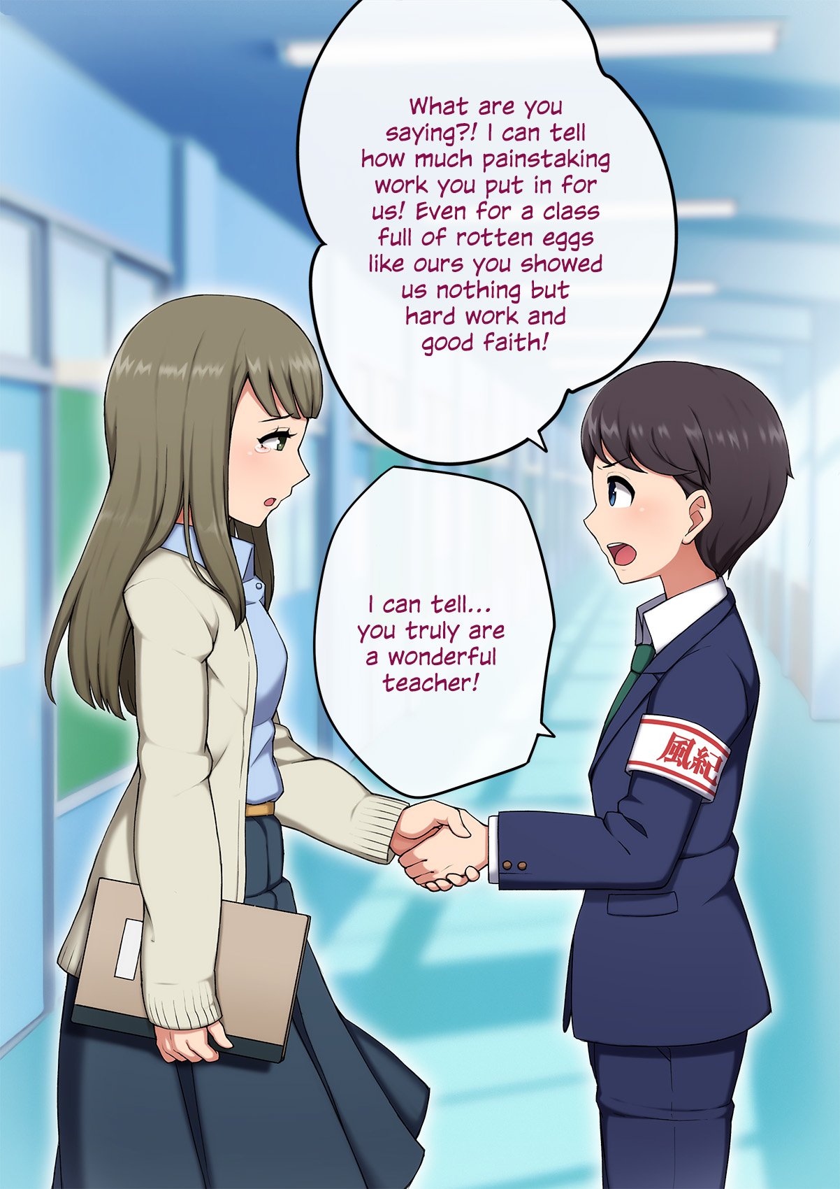 Josou Mesu Ochi Fuuki Iin ~Kiyoku Tadashii Mohansei ga Inran Bitch ni Ochiru made~ | Feminisation Committee: Nymphomaniac Justice!! page 6 full