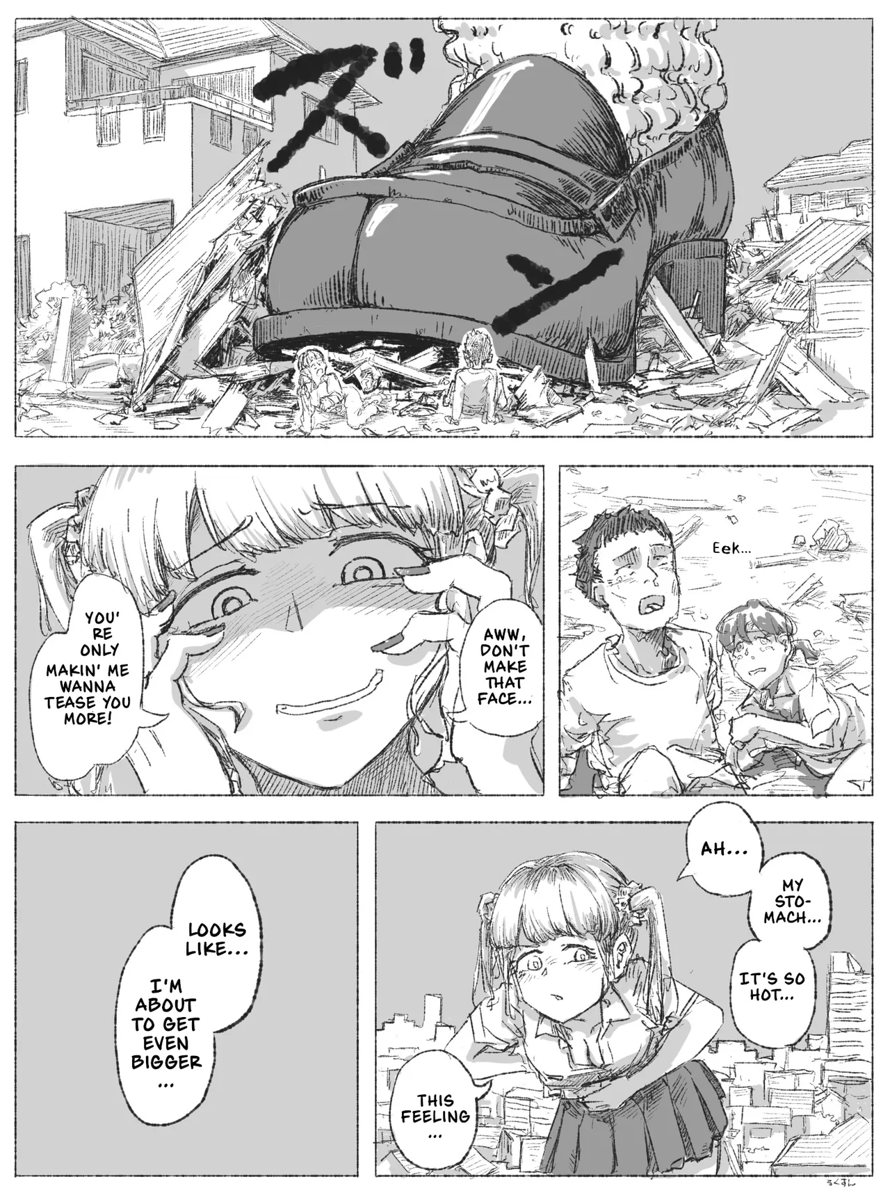 Gyaru JK ga Kobito o Miorosu | High School Gyaru Looking Down on Tinies page 2 full