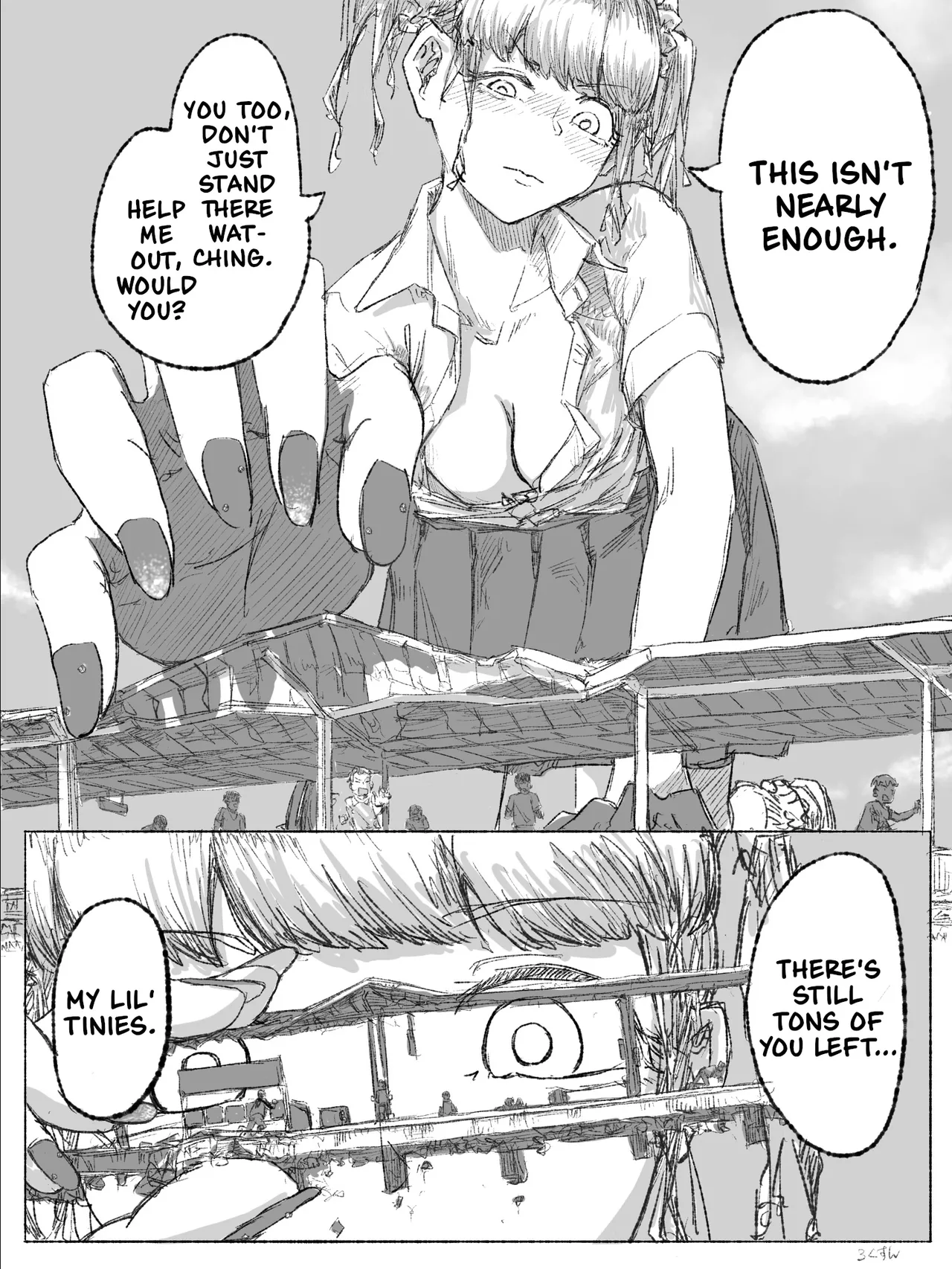 Gyaru JK ga Kobito o Miorosu | High School Gyaru Looking Down on Tinies page 9 full