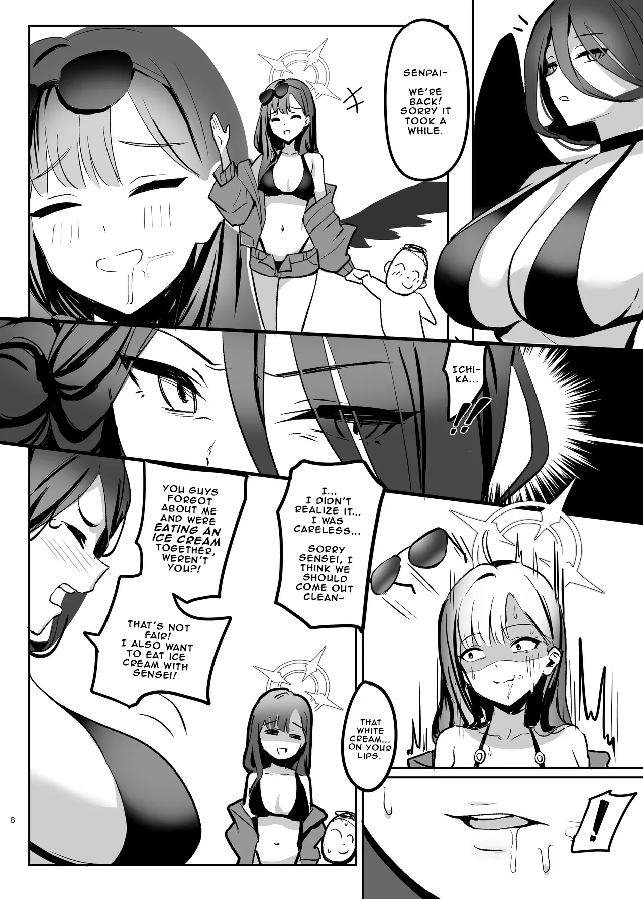 Sensei, Acchi de Ippatsu Iissu ka | Sensei, Let's have a quickie over there page 8 full