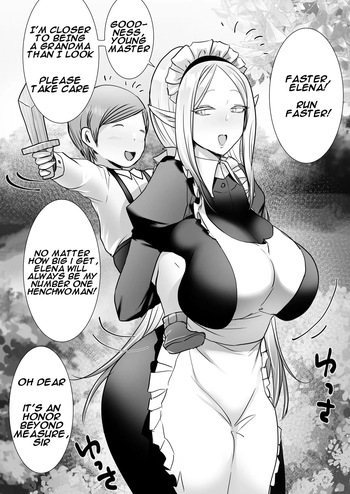 Elf Maid to Botchan no Seichou | The Elf Maid And The Little Boy Growing Up cover