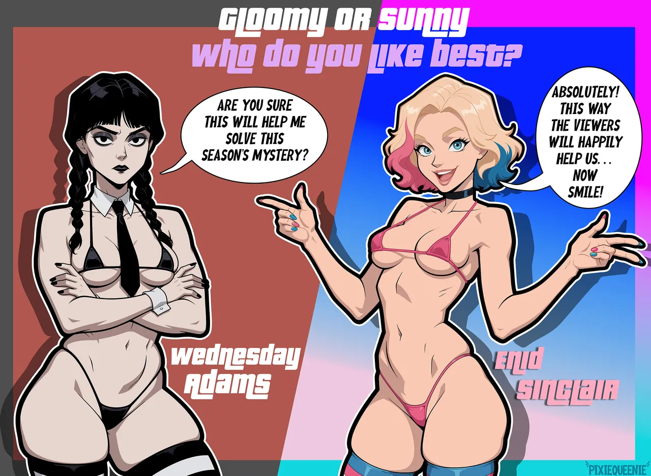 Wednesday &amp; Enid page 1 full