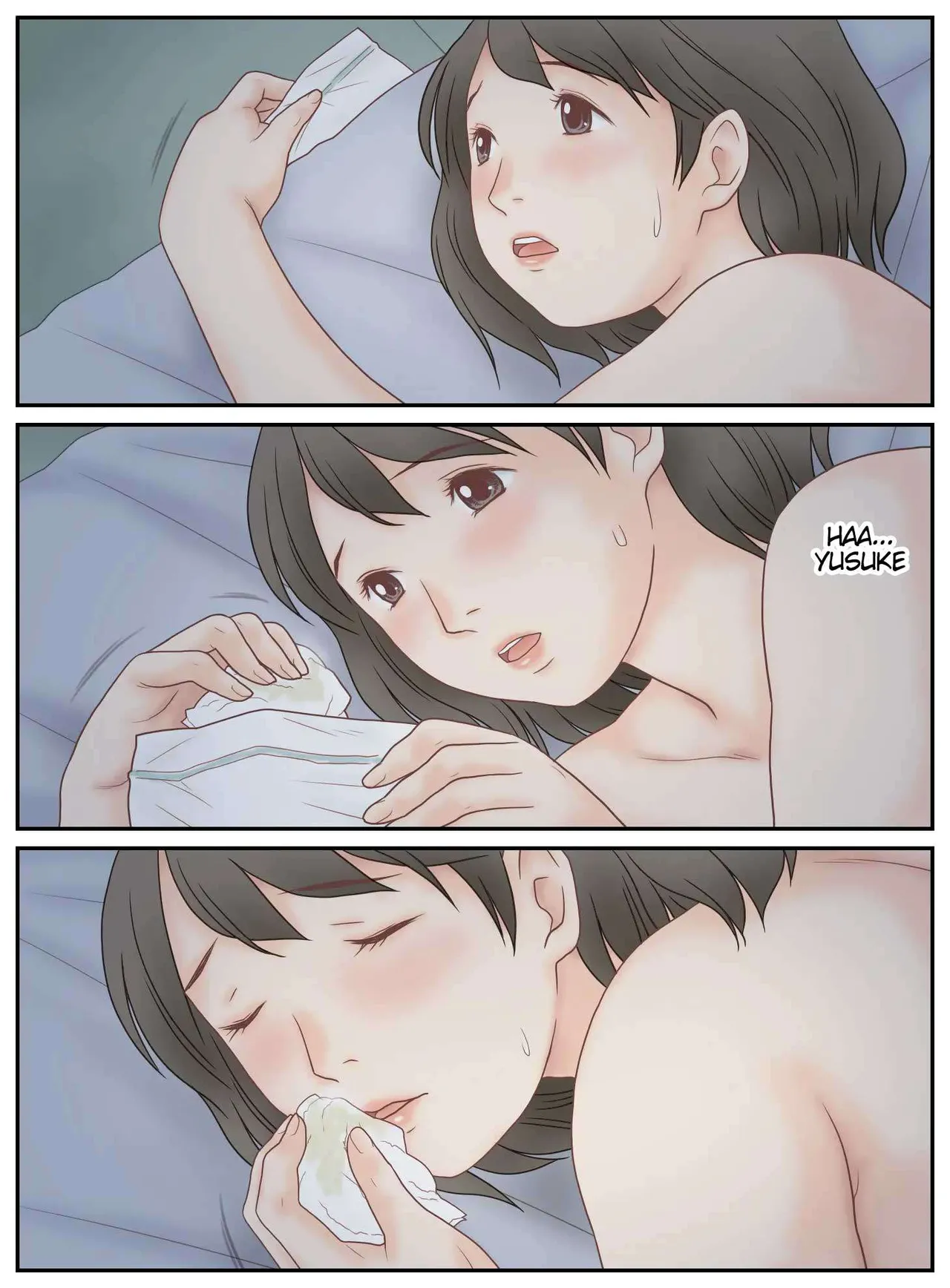 Musuko ni Mirareta Onanie｜Mi Hijo me Descubrió Masturbándome page 10 full