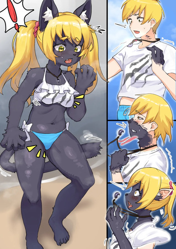 Swimsuit Female Furry Transformation cover