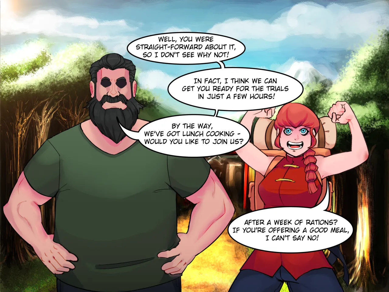Ranma in The Cursed Trials - Pt 1 page 6 full