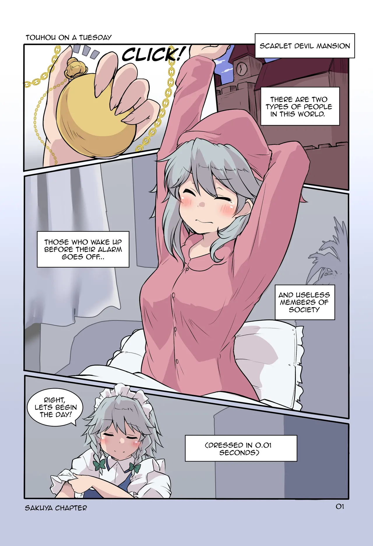 Touhou on a Tuesday by kurocazenosora/drblackjack page 1 full