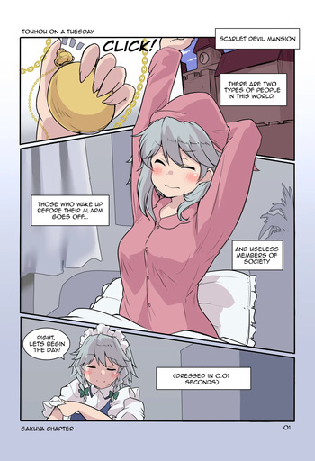 Touhou on a Tuesday by kurocazenosora/drblackjack cover