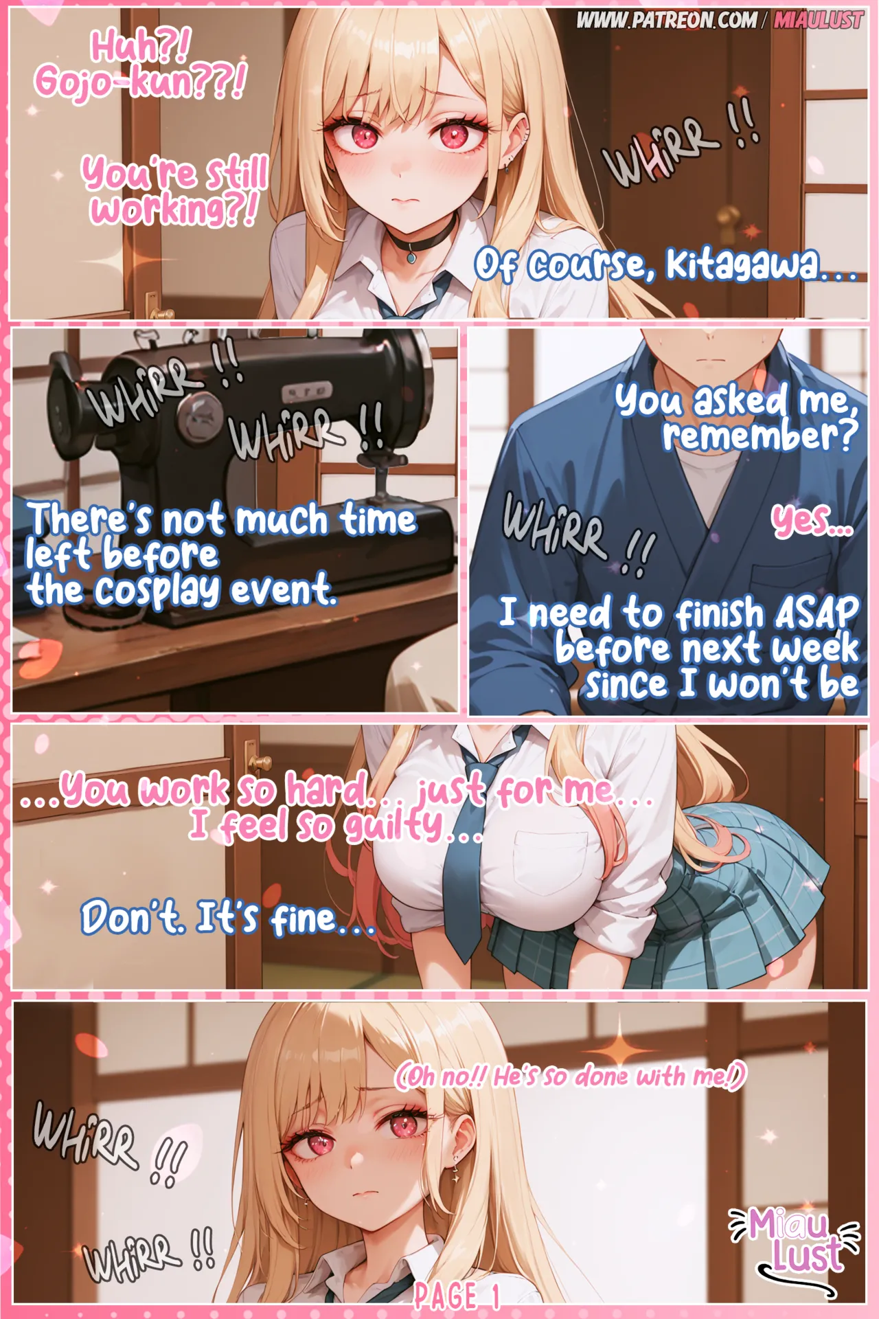 Marin in My Undress up Darling! page 3 full