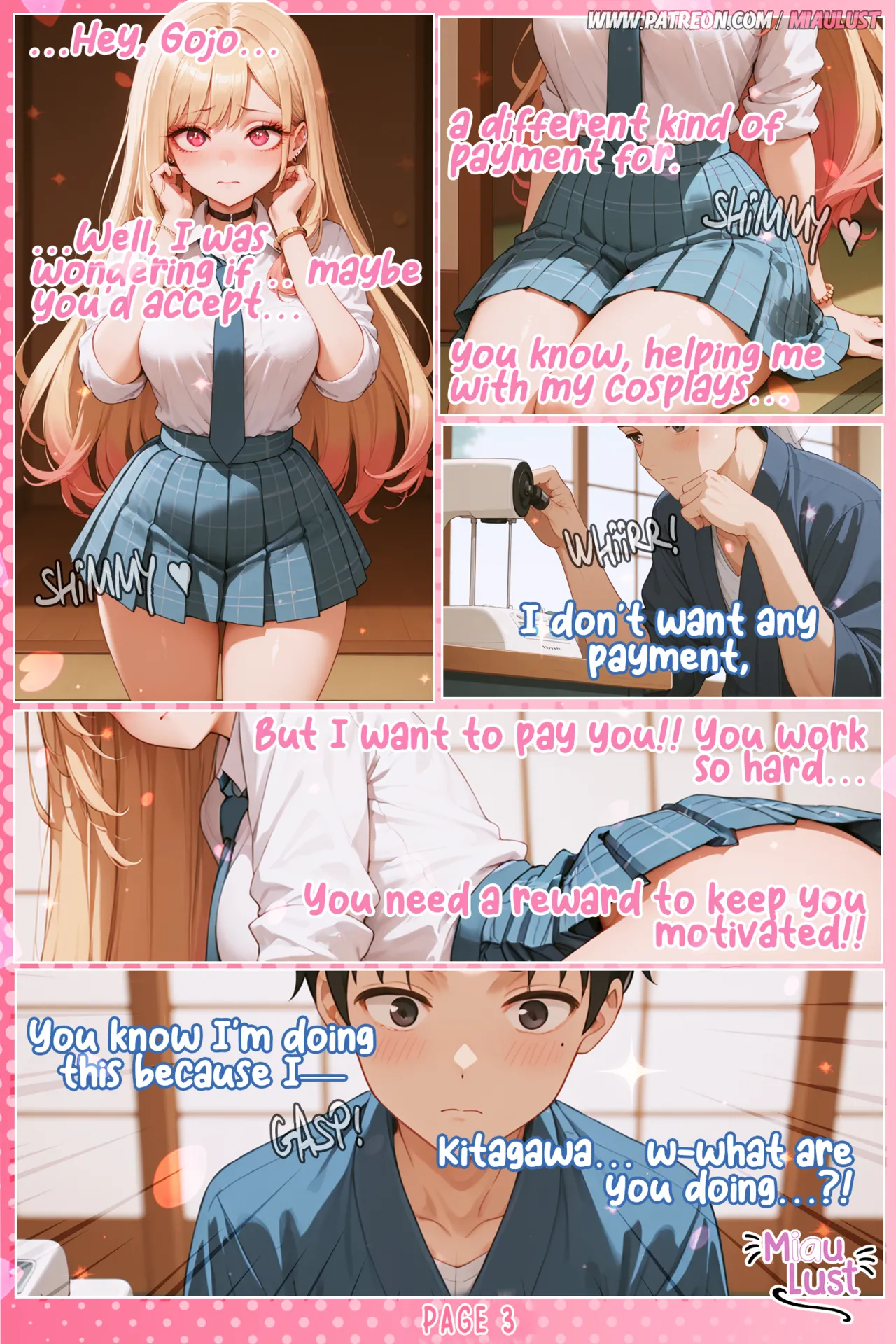 Marin in My Undress up Darling! page 5 full