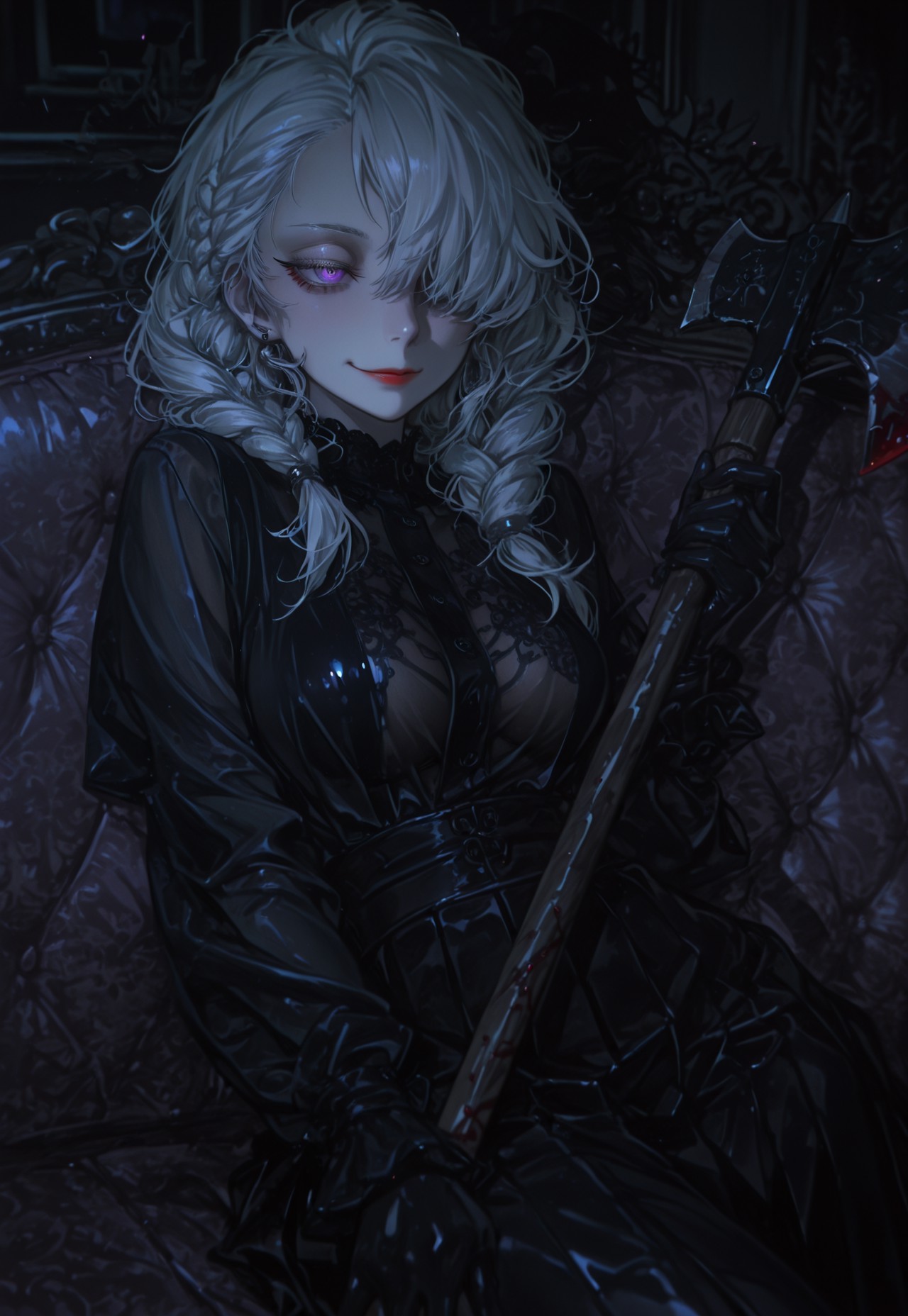 NONA AXE POV – BLOODIED AXE SMIRK page 1 full