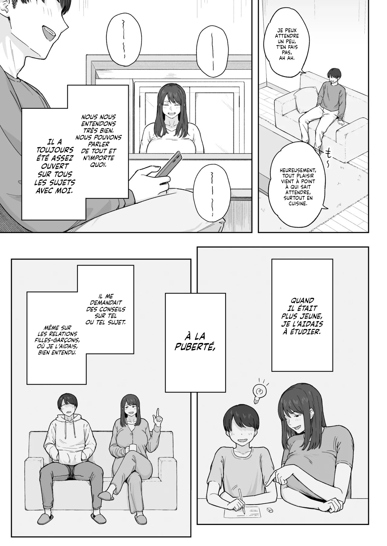 Yuuhan no Ato wa Oba-chan to... | Passer du temps avec ma Tante après le dîner page 4 full