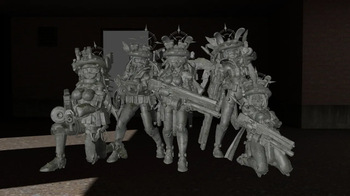 Five Girl Statues cover