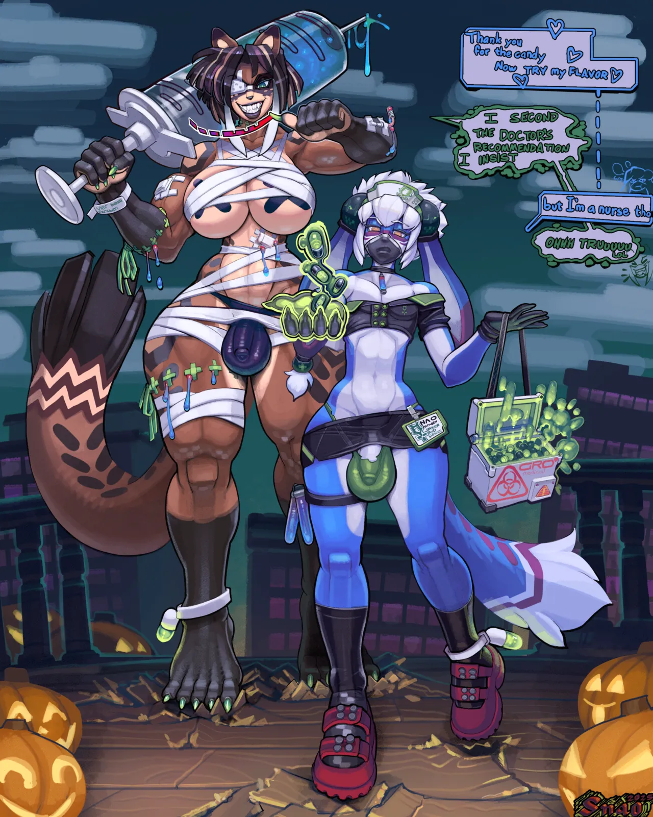 Naoki and Vier trick or treating page 2 full