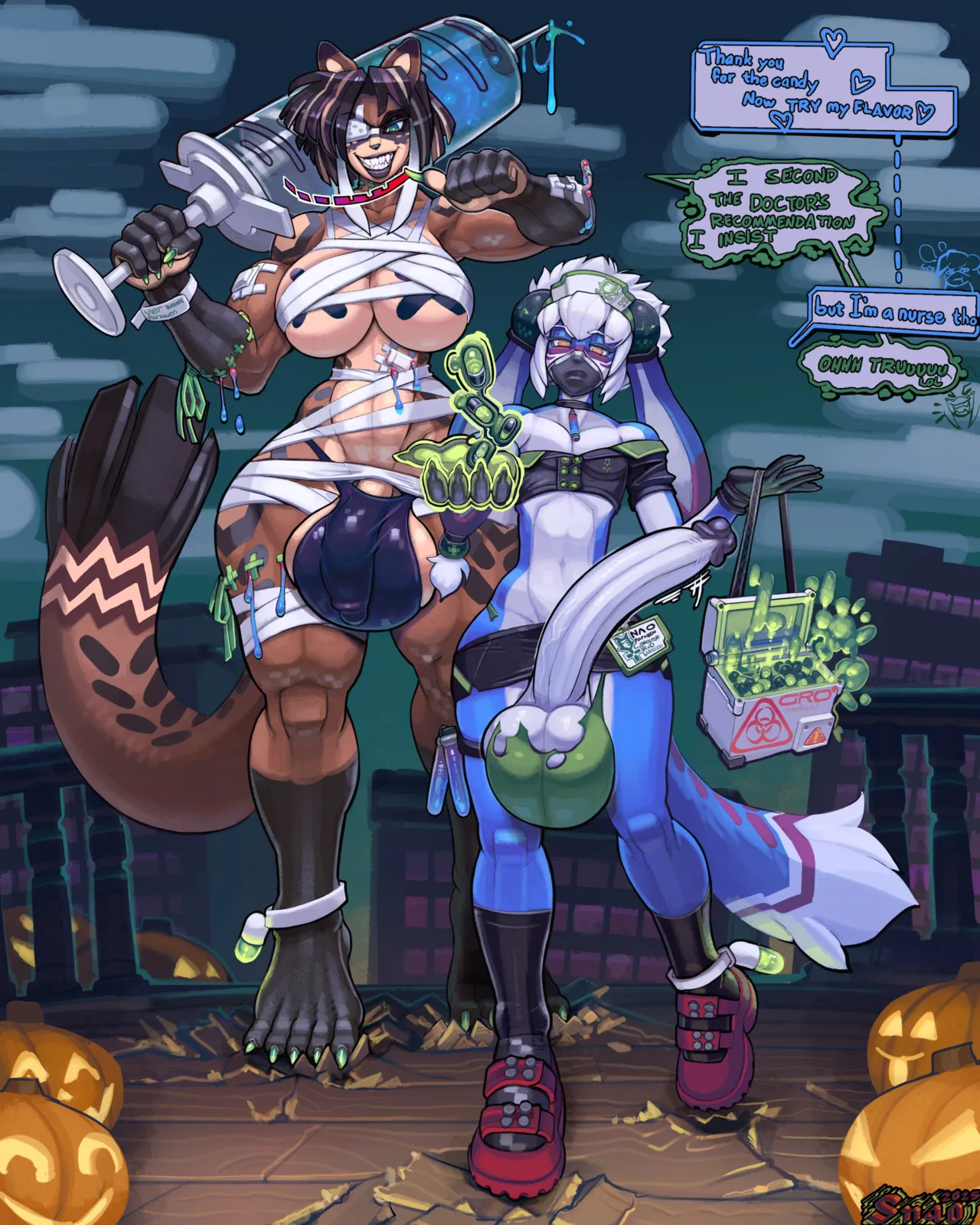 Naoki and Vier trick or treating page 3 full