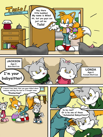 Tails the Babysitter! cover