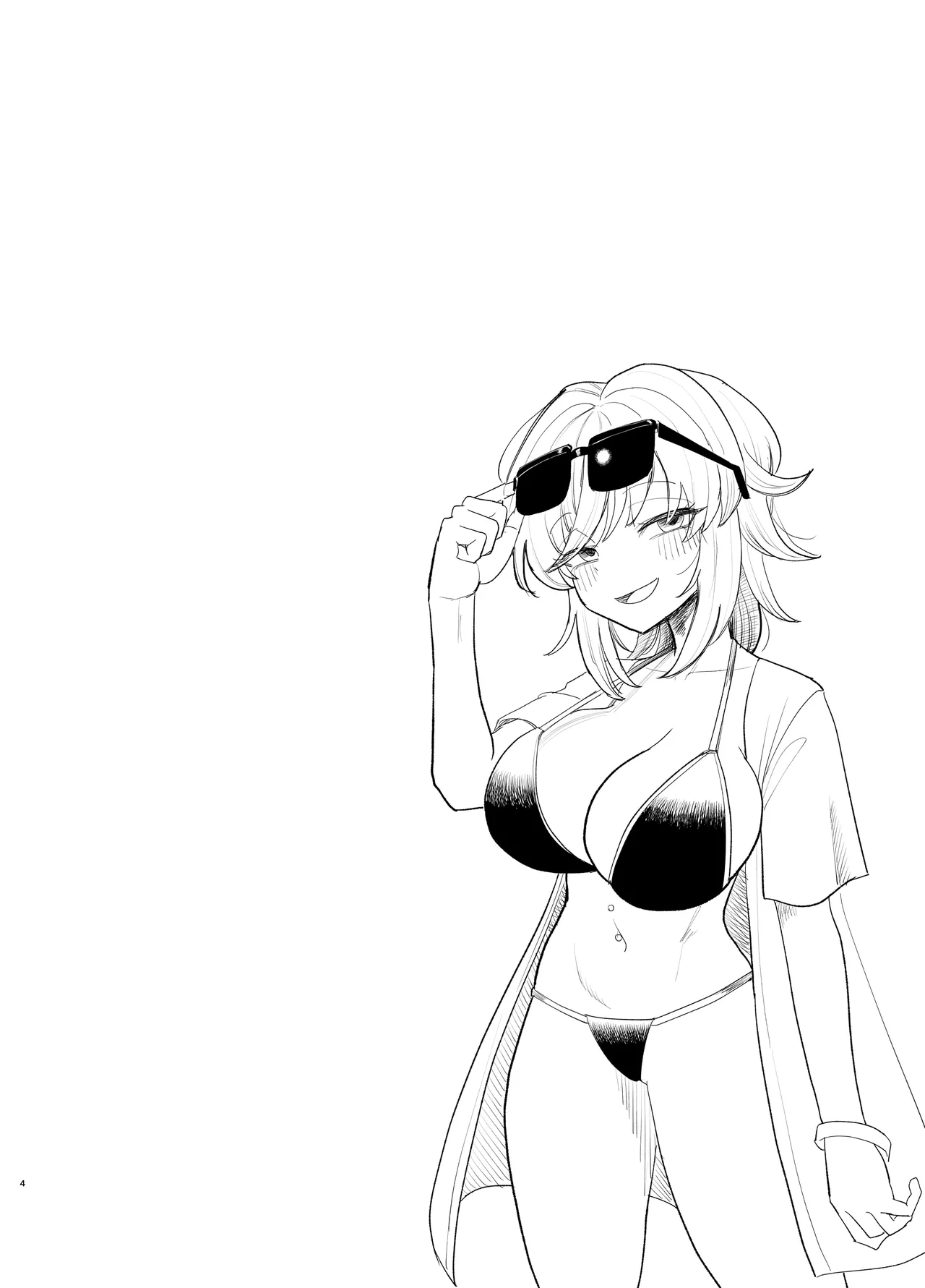 Ginpatsu Bakunyuu Yankee ga Kenkou Shindan o Ukeru Hon. page 4 full