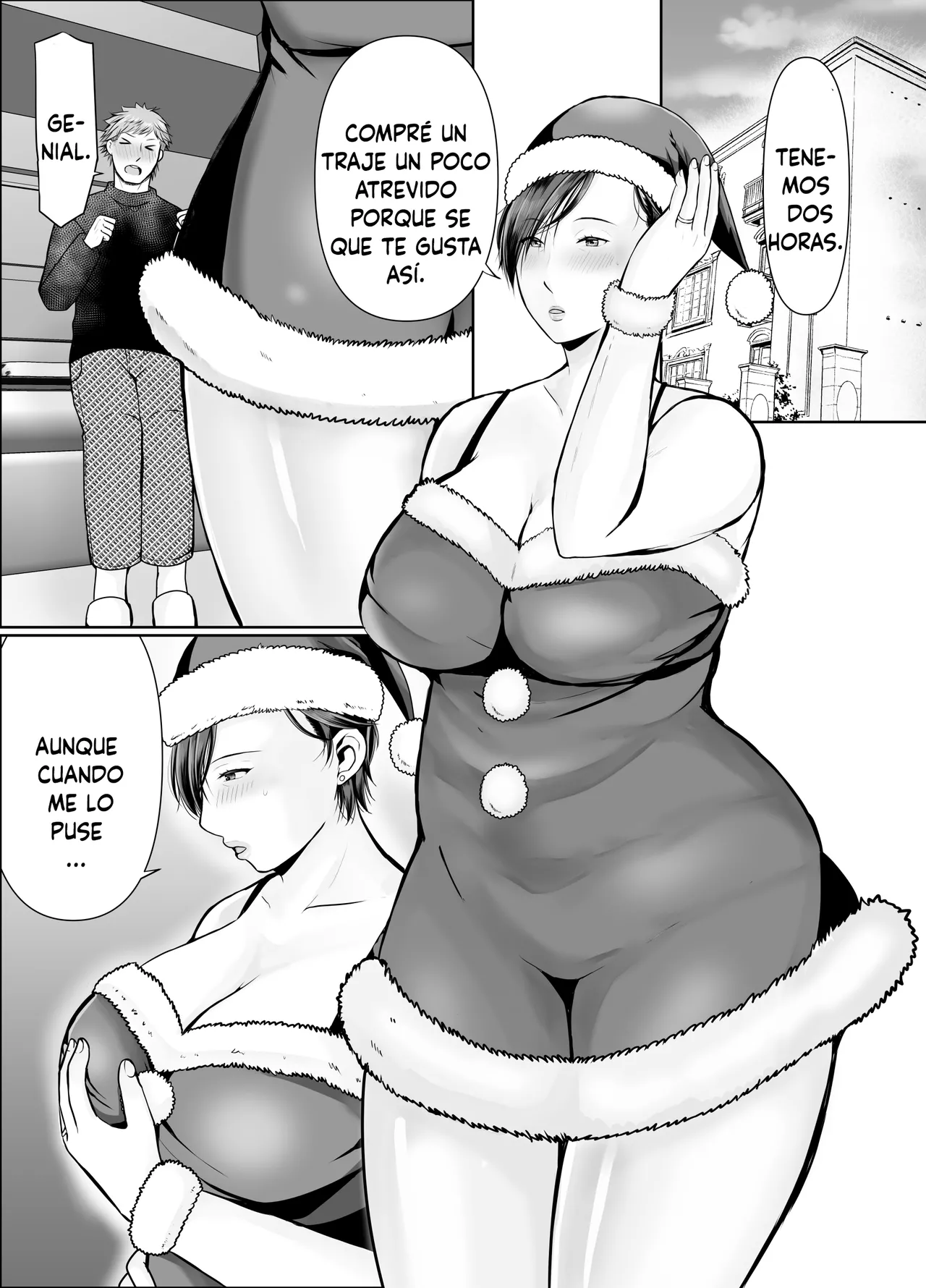 Hitorigurashi no Musuko ni Semararete...Kurisumasu-hen page 10 full