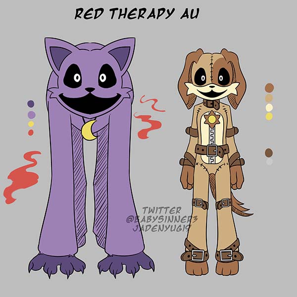 ［jadenyugi9］Red Therapy Au（Poppy Playtime） page 4 full