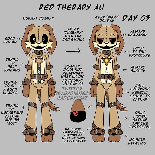 ［jadenyugi9］Red Therapy Au（Poppy Playtime） page 5 full