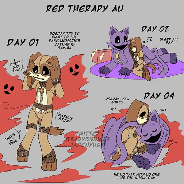［jadenyugi9］Red Therapy Au（Poppy Playtime） page 6 full