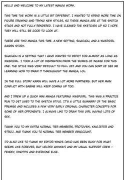 sketch projects - shachou + waspgirl gaiden