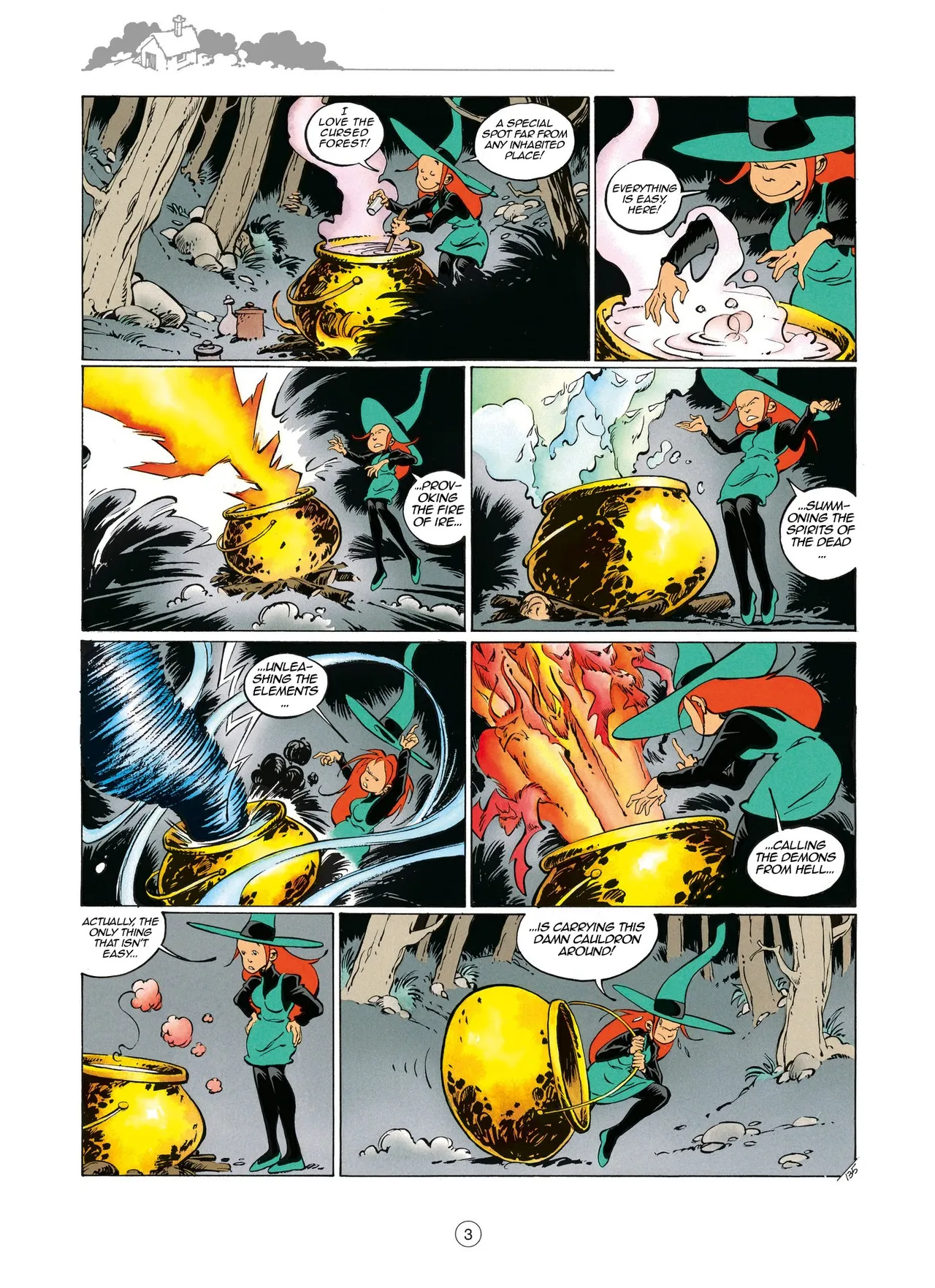Mélusine #04 - Gilson &amp; Clarke - Story to be Read by the Fire, 1997 page 3 full