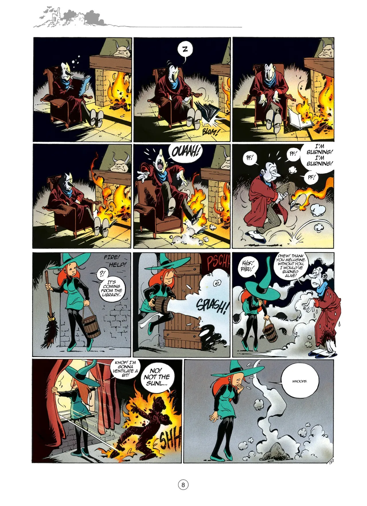 Mélusine #04 - Gilson &amp; Clarke - Story to be Read by the Fire, 1997 page 8 full