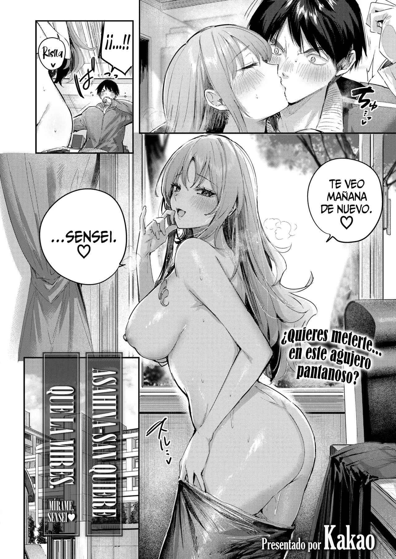 Asahina-san wa Mite Hoshii - Watch me, sensei || Asahina-san quiere que la mires - Mírame, Sensei. page 4 full