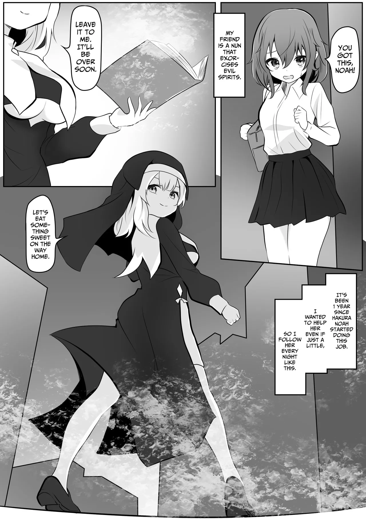 RunaNoa Himitsu no Futanari Ecchi | Runa x Noa Secret Futanari Sex page 3 full
