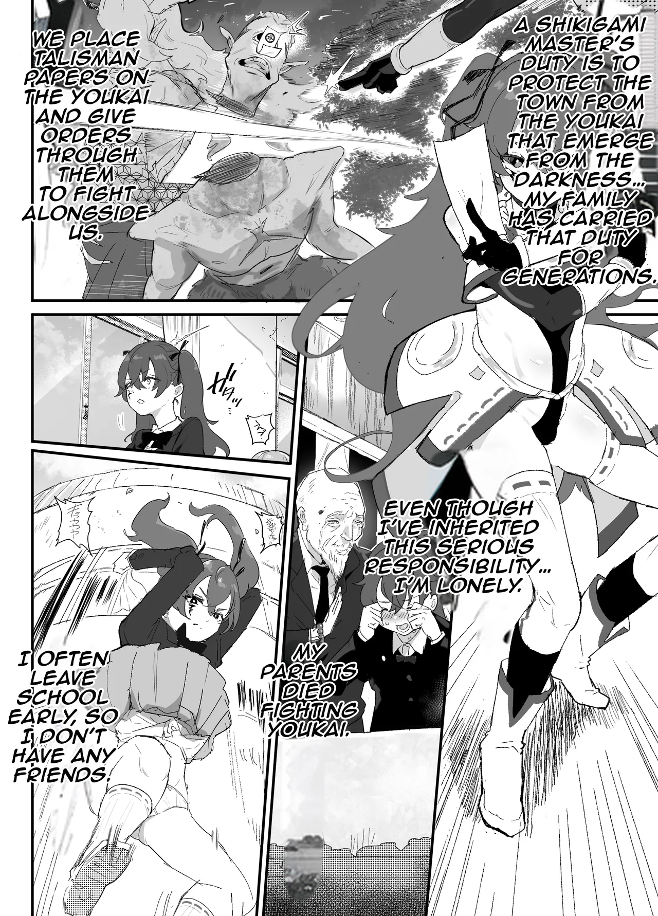 Ai In Chuugakusei Onmyouji no Seiyoku | Lust &amp; Love -The Sexual Desires of a Middle School Onmyouji- page 3 full