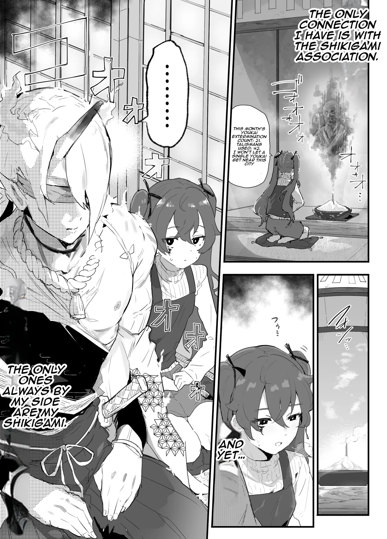 Ai In Chuugakusei Onmyouji no Seiyoku | Lust &amp; Love -The Sexual Desires of a Middle School Onmyouji- page 4 full