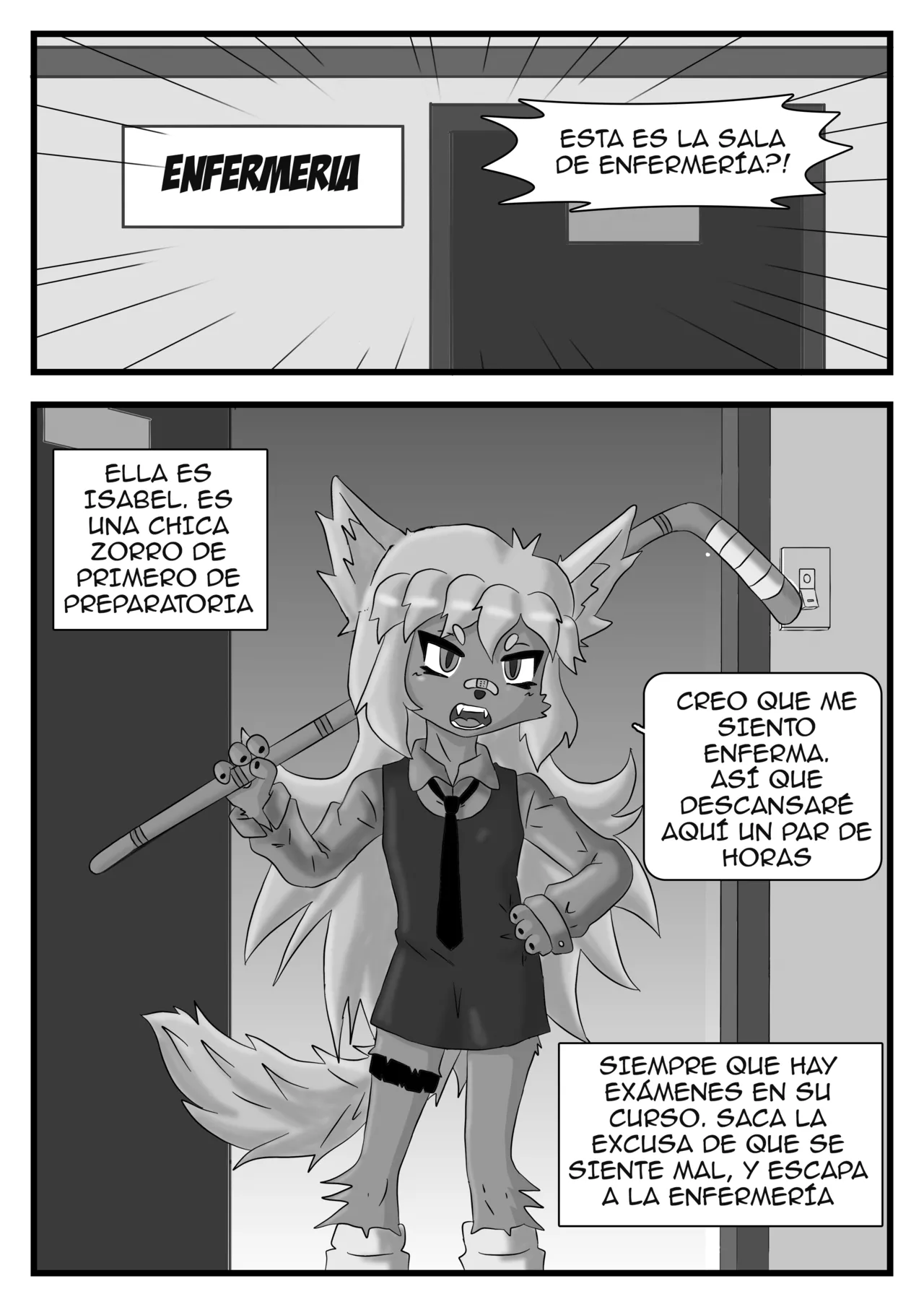 EL ENFERMERO Y LA REBELDE DE PRIMER AÑO page 4 full