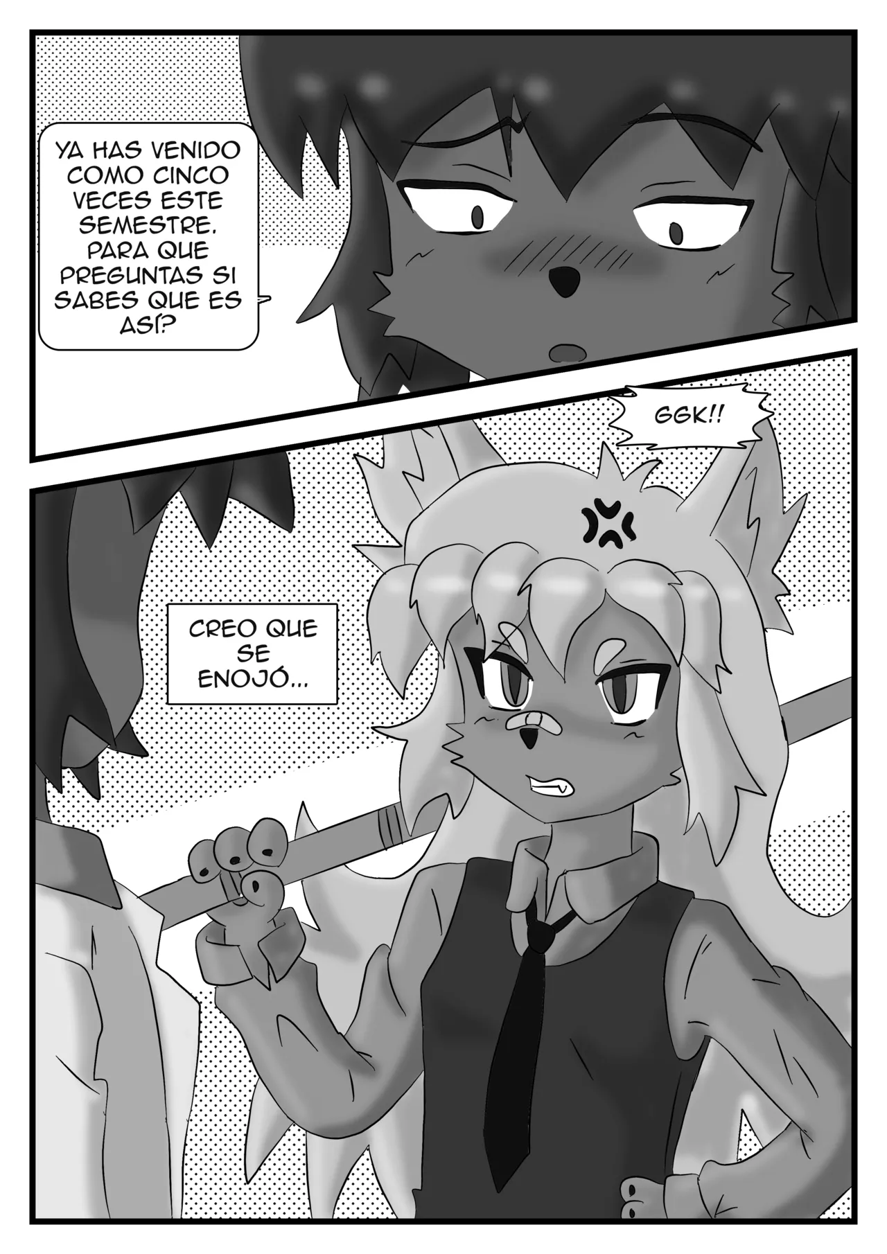 EL ENFERMERO Y LA REBELDE DE PRIMER AÑO page 5 full