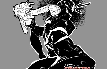 Gwen and Venom cover