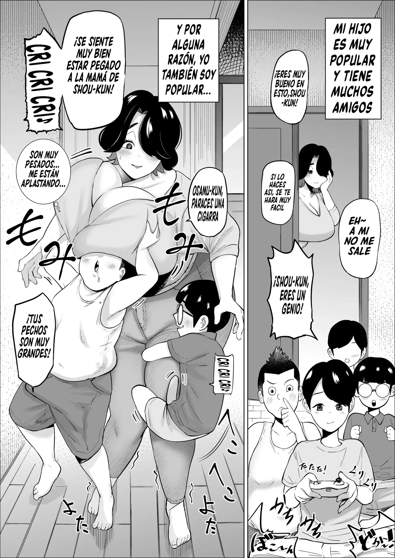 Shou-kun Mama wa Zenbu Kimochii｜El Cuerpo De La Mamá De Shou-Kun Se Siente Tan Rico page 2 full