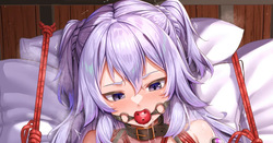 緊縛五点責め放置シチュ（目隠し差分付き）