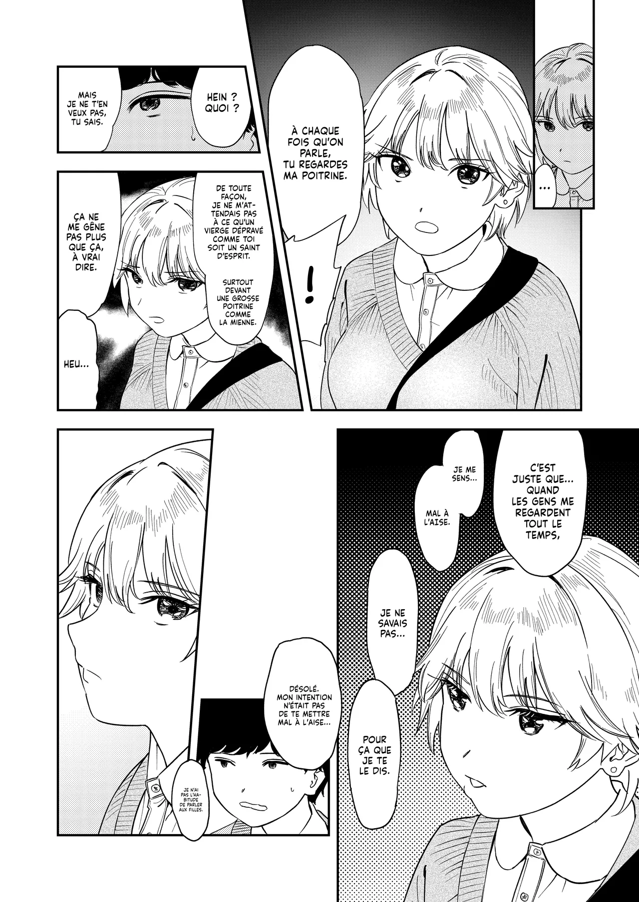 Itsumo Sokkenai no ni Ecchi suru Toki dake "Suki! Sukiii!" tte Naru Kyonyuu Kouhai Gal | Ma Petite Amie à la Poitrine Plantureuse croit que j'ai une préférence pour les petits Seins page 6 full