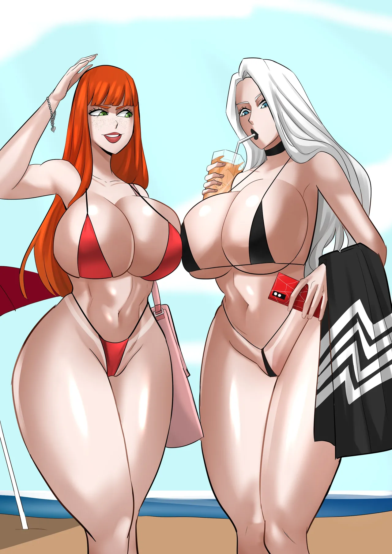 On the beach page 1 full