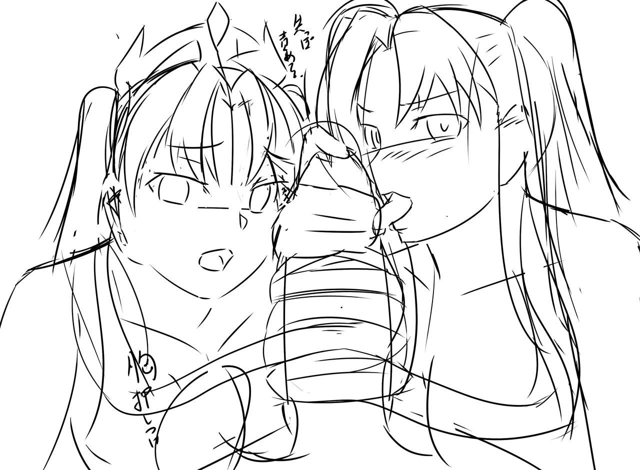 イシュタルとエレちゃんの髪コキ絵の完成品 page 9 full