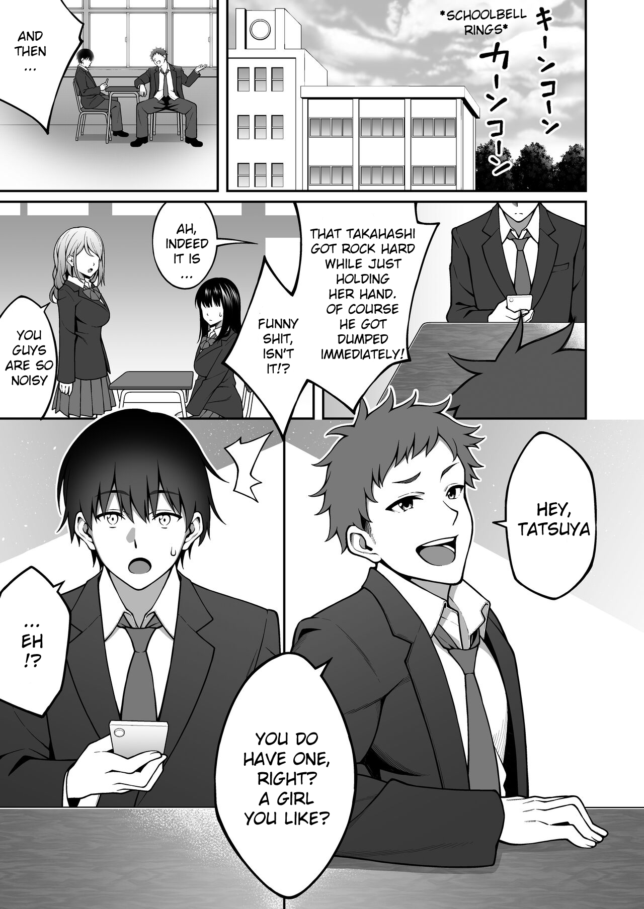 Onaji Group no YouCha Yarichin ni Nakaii Onna-tachi o Kuwareru InCha no Boku page 2 full