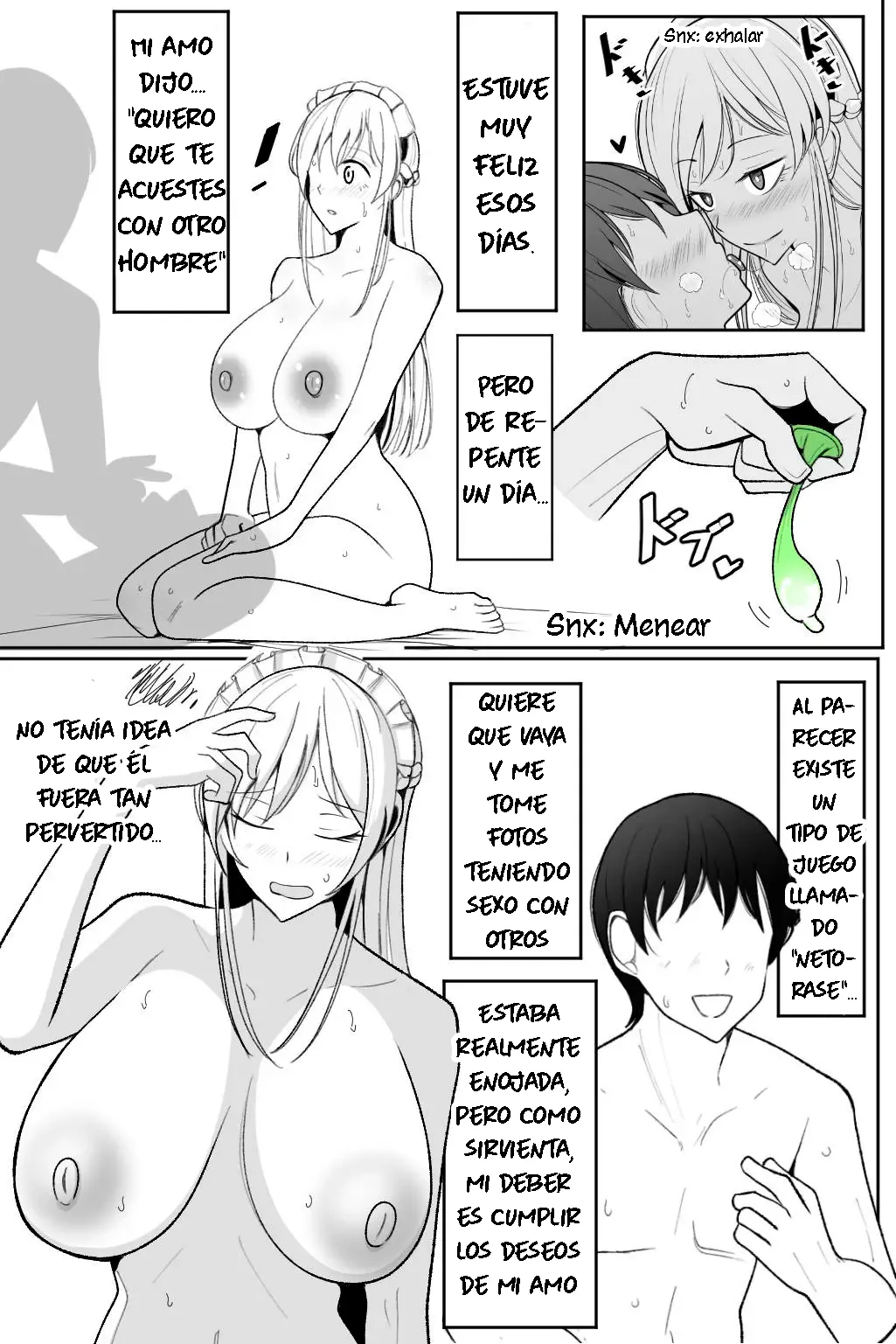 Boku no Maid no Netorase Douga｜El Video Netorase de Mi Criada page 4 full
