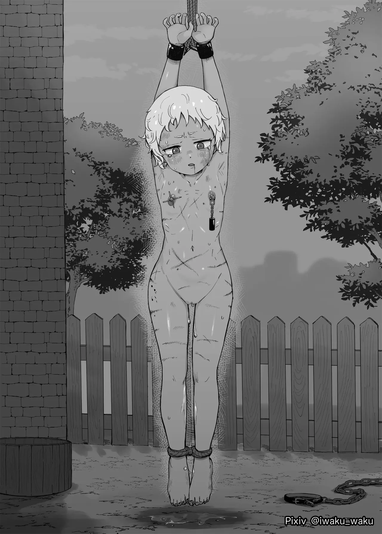 IWAKU WAKU -  Une jeune esclave fouettée page 6 full