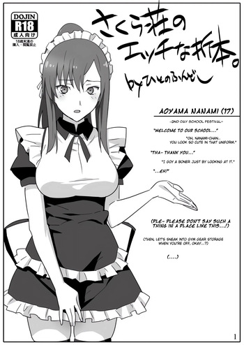 Sakura Sou no Ecchi na Orihon. cover