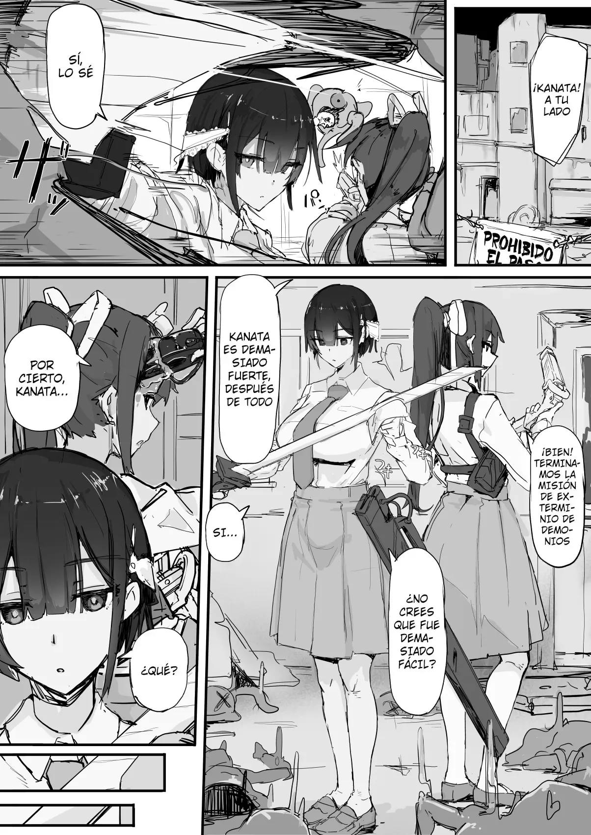 Youma Harai・Kanata  La exorcista de demonios Kanata page 1 full