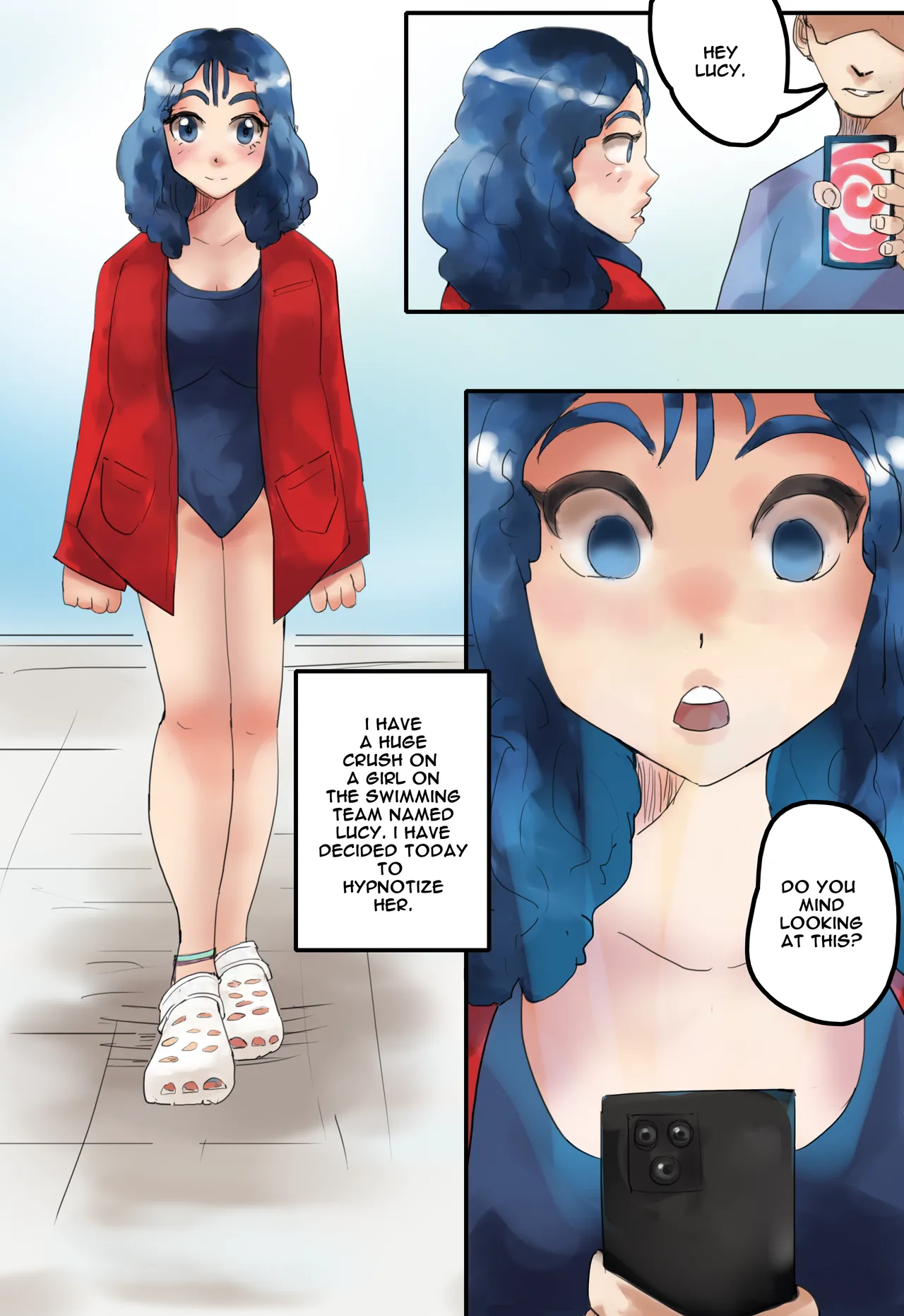 Swimgirl Hypno page 1 full